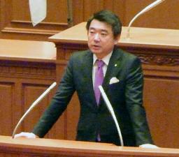 仕事始め:橋下大阪市長、都構想の住民投票で決意