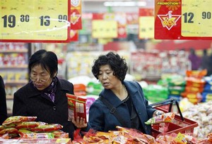 中国消費者物価2.5％上昇、12月 食品値上がり一服