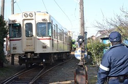 銚子電鉄:電車が脱線、乗客けがなし…笠上黒生駅