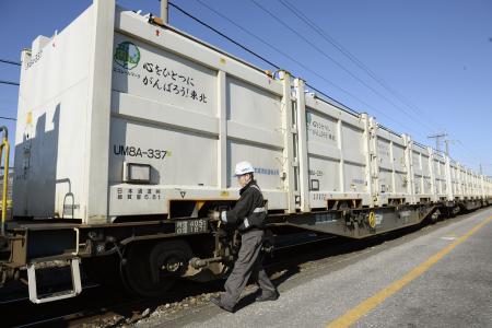 がれき専用列車、運行終了＝岩手、宮城の処理にめど—福島は作業に遅れも