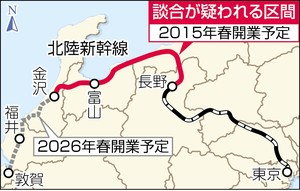 北陸新幹線談合一斉聴取 独禁法違反容疑 消雪設備業者ら