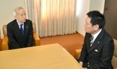 東電社長、東通原発の重要性強調 村長は建設再開要望