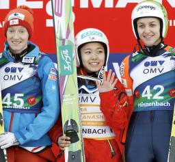 高梨が今季９勝目、通算１８勝目…ジャンプＷ杯