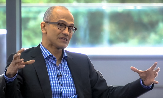 写真1Microsofの新CEO、Satya Nadella氏