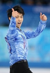 五輪フィギュア:団体 羽生が男子ＳＰ首位 日本４位発進