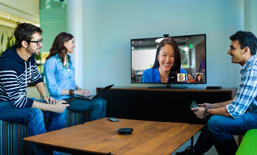 グーグル、ビデオ会議システム「Chromebox for Meetings」を発表