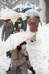 天気:東京都心でも積雪 １６年ぶりの大雪の恐れ