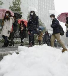 大雪警報:東京２３区に１３年ぶり