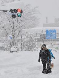 記録的大雪！甲府の１１４センチなど１５地点で観測史上最多更新