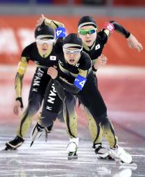 五輪＝スピードスケート団体追い抜き女子、日本は準決勝へ