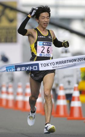 日本人トップは松村康平 東京マラソン