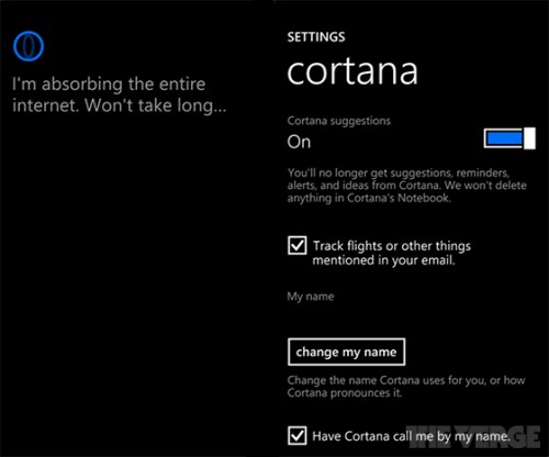 マイクロソフトのパーソナル・アシスタント機能「Cortana 」-「Windows Phone 8.1」に搭載