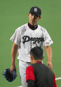 浅尾は右肘靱帯損傷＝プロ野球・中日