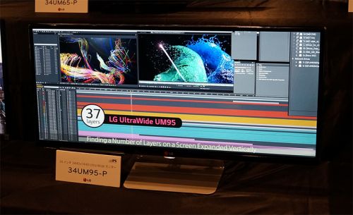 21：9で3440×1440の34型！ LGが液晶モニター発表会