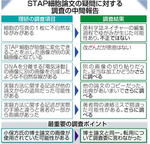 ＳＴＡＰ研究「白紙」 小保方氏ら論文撤回同意