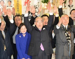 知事選、谷本氏６選…現職最多に並ぶ