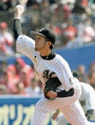 ロッテ石川は負けない ６回３失点で１勝