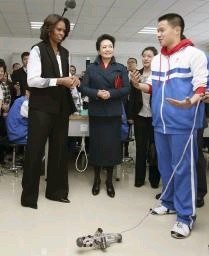 習近平中国国家主席、オバマ大統領のミシェル夫人と会談