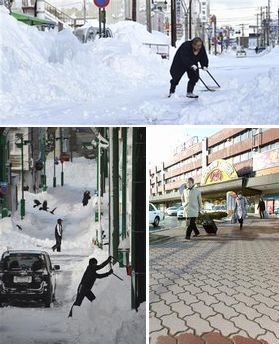 低気圧銀座、根室豪雪 同じ道東の釧路はゼロ 通過コースが影響