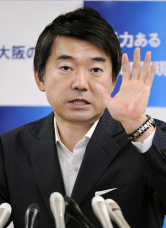 橋下市長:初登庁後に開いた記者会見の主なやりとり