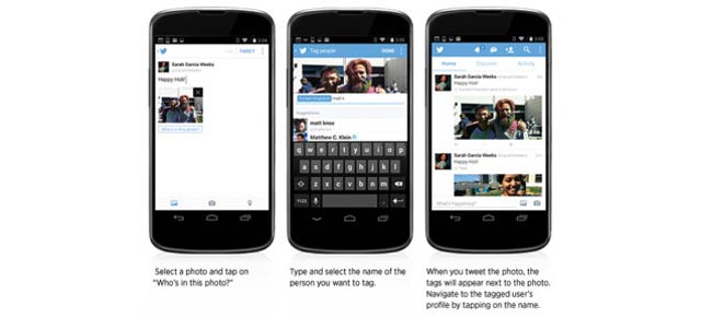 Twitterに新機能！ 1ツイートに4写真、写真にタグ付けが可能に