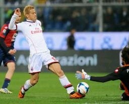 本田、待望の初ゴール＝１２戦目の有言実行－イタリア・サッカー