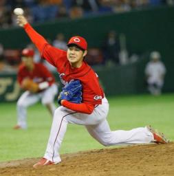 野村祐が初Ｇ倒！広島２年ぶり単独首位