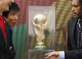 Ｗ杯トロフィーが日本到着＝１１日に一般公開－サッカー