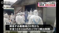 熊本で鳥インフル検出 福岡県が対策会議（福岡県）