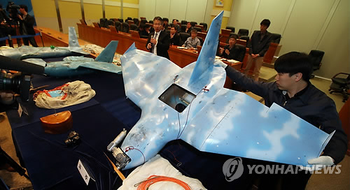 韓国国防部 無人機事件否定の北朝鮮を批判