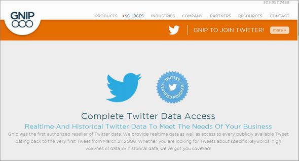 米Twitterがデータ企業米Gnipを買収～データ提供サービスの内製化へ