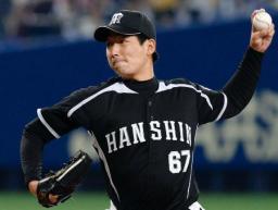 阪神の岩崎、ピンチでも強気＝プロ野球