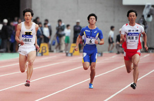 高瀬、男子１００制す 陸上織田記念国際