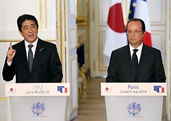 日仏首脳会談:防衛装備品の共同開発へ 交渉開始で合意