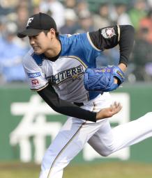 日ハムの大谷がプロ初完封 「二刀流」挑戦２年目