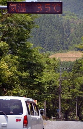 天気:大分・日田で３５．６度 今年初の猛暑日に