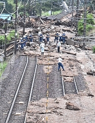 うねる土石流「蛇抜け」で過去にも死者…南木曽