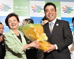 滋賀県知事選で自民党系候補が敗北