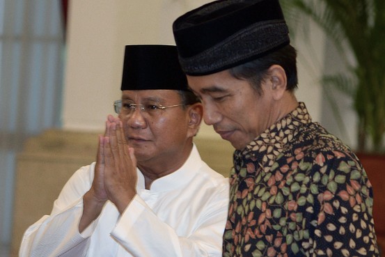 インドネシア大統領選、プラボウォ候補が撤退