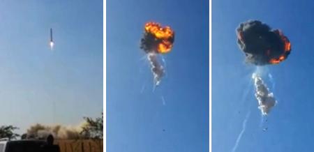 米スペースＸ:再利用型ロケット実験は失敗