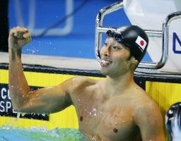 400メートルメドレーリレー男子、日本は２位 パンパシ水泳