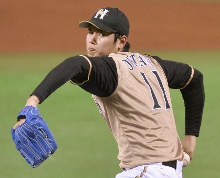 ハム大谷５度目の挑戦でプロ初１０勝