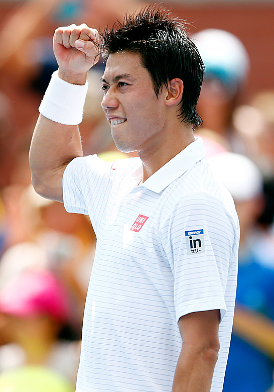 錦織「ほぼ完ぺき」初戦突破、復帰戦飾る