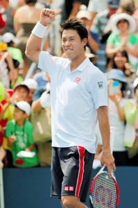 錦織復帰 自信の１勝 テニス・全米オープン