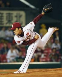 則本、プロ史上６人目「野手全員から三振」 楽天４連勝