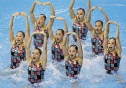 日本はＴＲ２位 アジア大会シンクロ