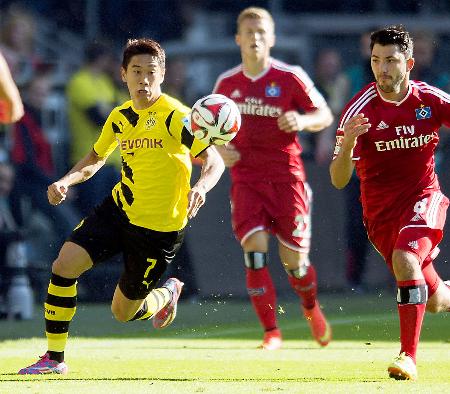 香川がフル出場のドルトムント、０―１で敗れる