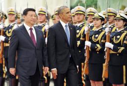 米中首脳が２日目の会談 中国に「大国の責任」要求