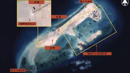 南沙諸島で中国が滑走路建設か…軍事会社分析