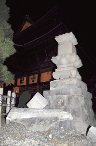 「どーん」と突き上げ、灯籠倒れ…住民不安